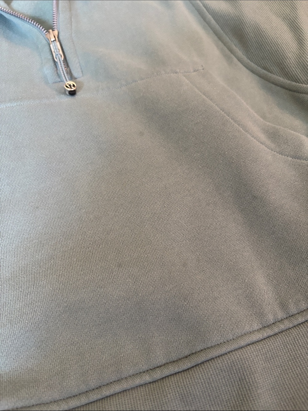 lululemon athletica Women's Half-Zip oversized scuba - Sage - Picture 3 of 5